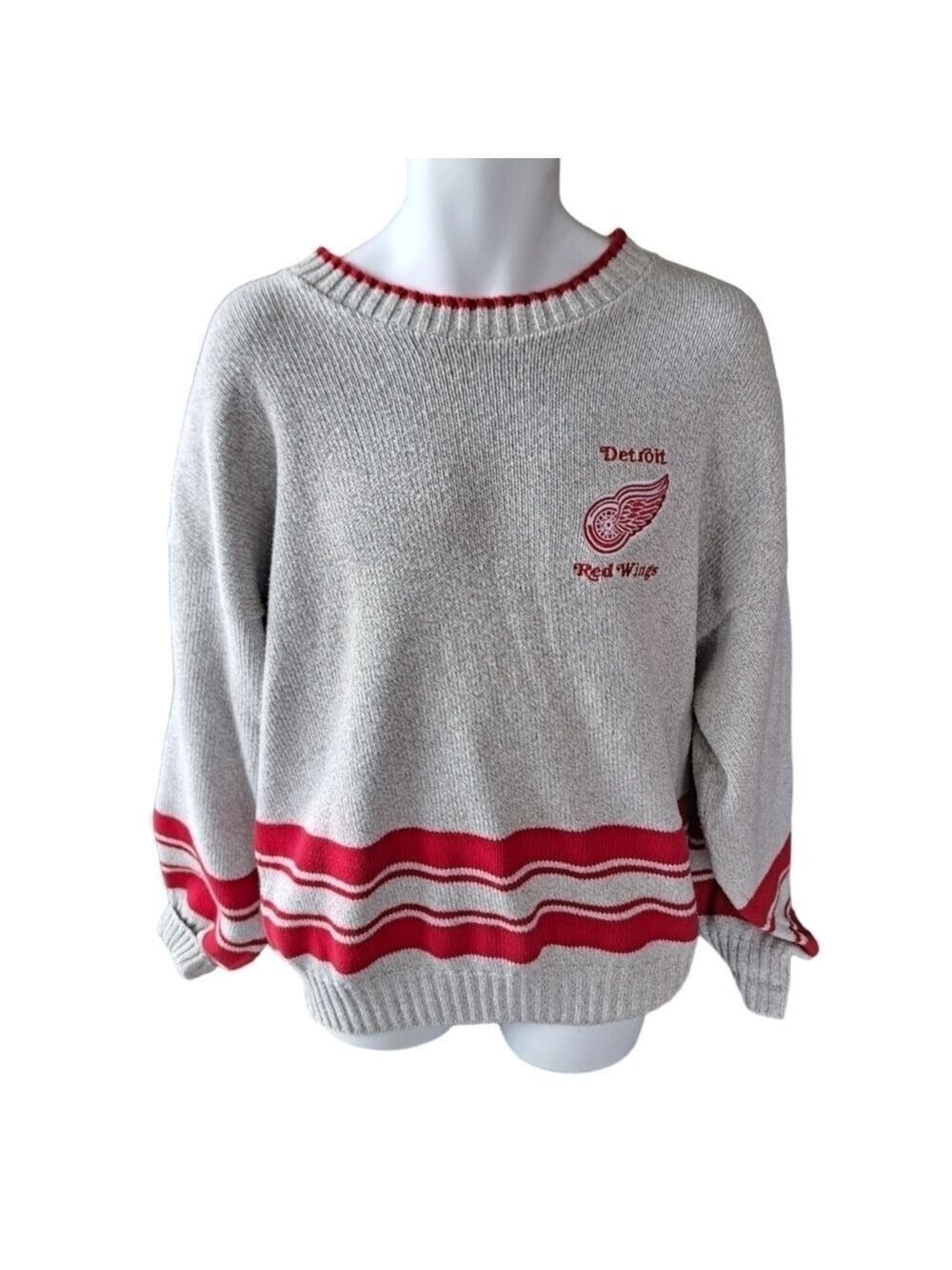 VTG HEADLINE SPORTS Canada Detroit Red Wings NHL Cotton sweater old school XL